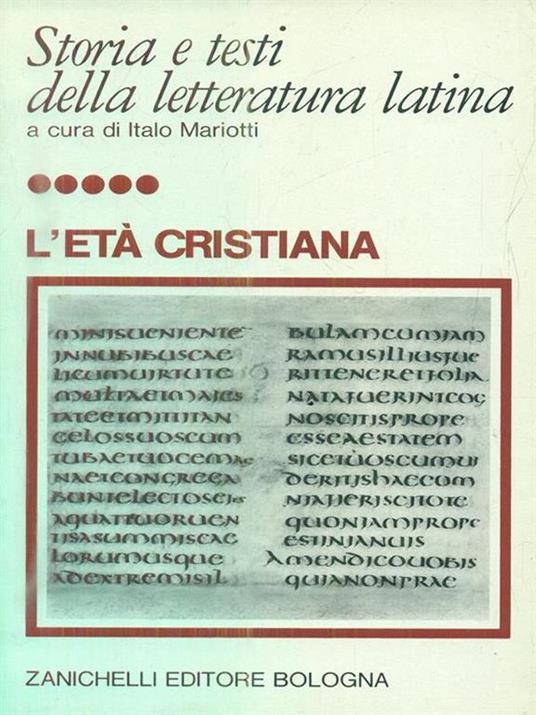 L' età cristiana - Italo Mariotti - copertina