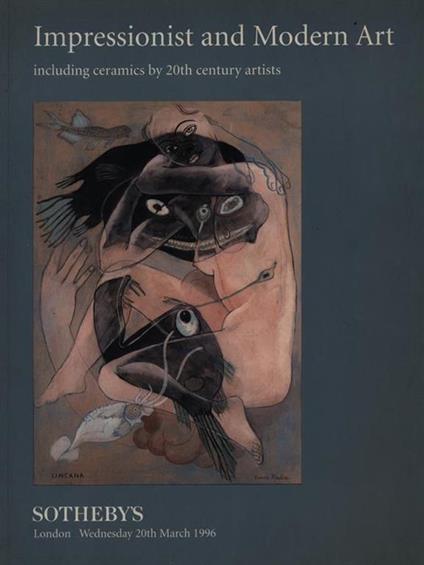 Impressionist and Modern Art. asta 20th March 1996 - copertina