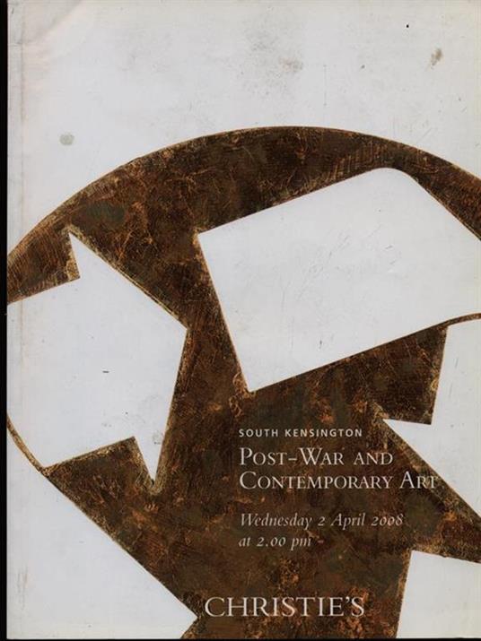 Post-War and contemporary art 2 april 2008 - copertina
