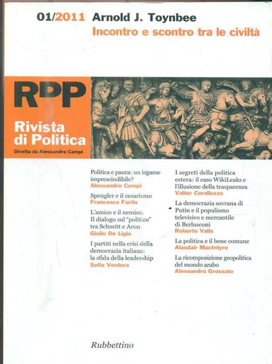RDP Rivista di politica 01/2011 - copertina