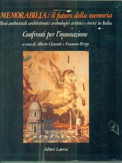 Memorabilia Il futuro della memoria. Confronti per l'innovazione - copertina