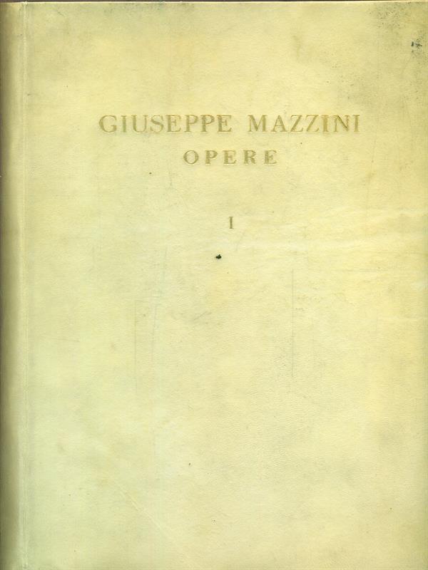 Opere. Vol I. Lettere