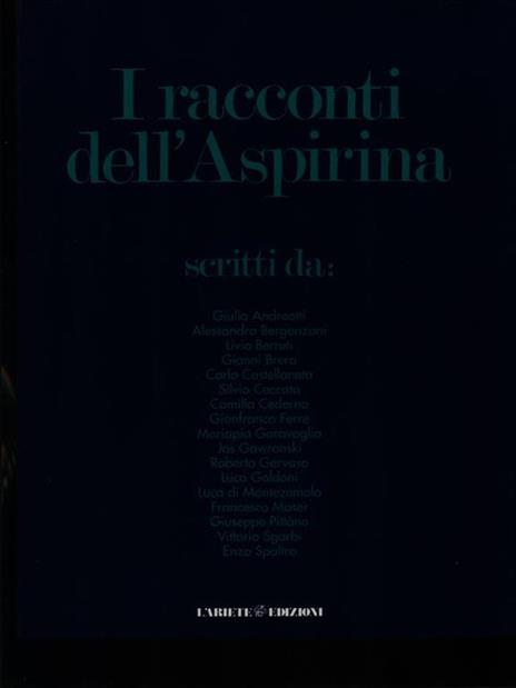 I racconti dell'Aspirina - copertina