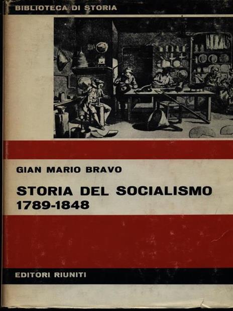 Storia del socialismo 1789-1848 - Gian Mario Bravo - copertina