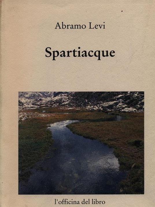 Spartiacque - Abramo Levi - copertina