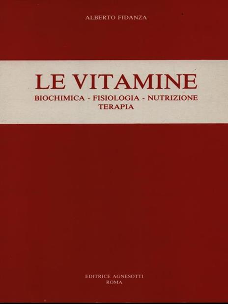 Le vitamine - Alberto Fidanza - copertina