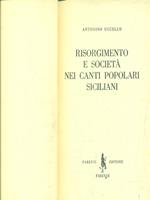 Risorgimento e società nei canti popolari siciliani