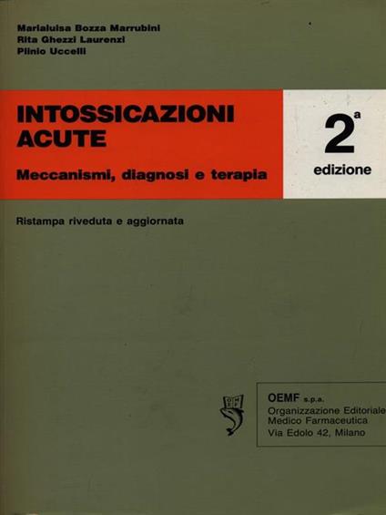Intossicazioni acute - copertina