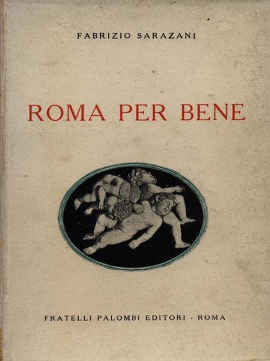 Roma per bene - Fabrizio Sarazani - copertina