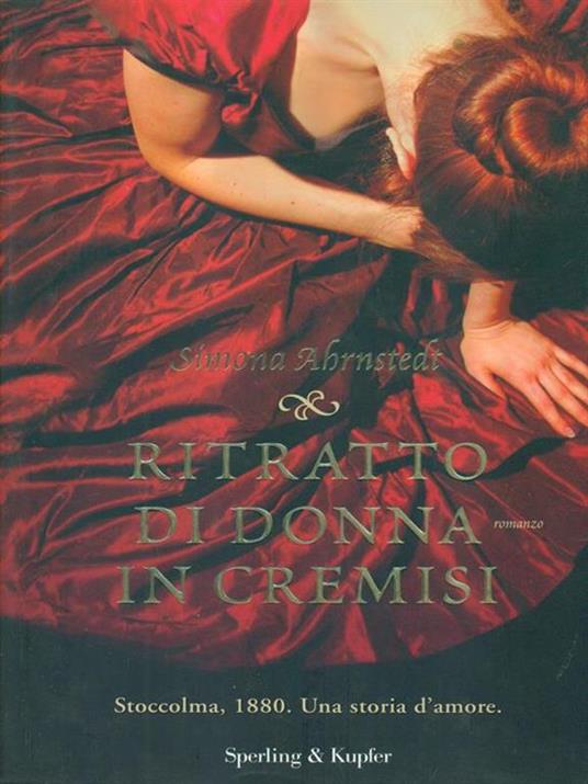 Ritratto di donna in cremisi - Simona Ahrnstedt - copertina