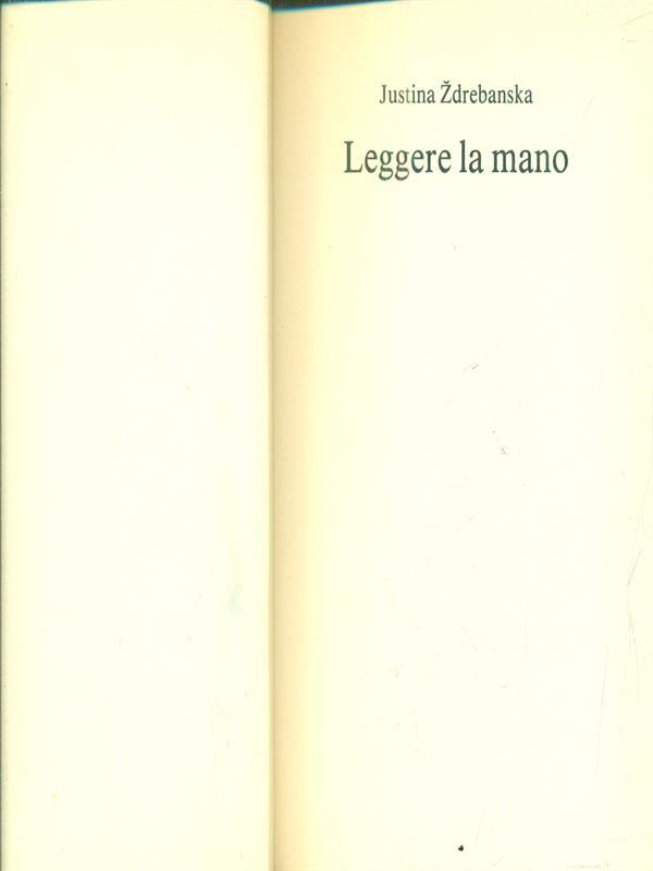 Leggere la mano