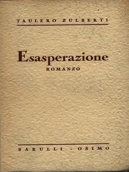 Esasperazione - copertina