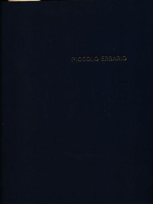Piccolo erbario - copertina