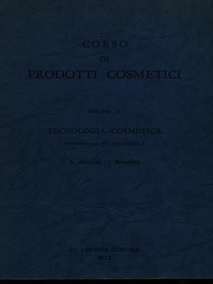 Corso di prodotti cosmetici 2vv - copertina