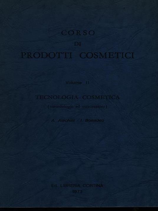 Corso di prodotti cosmetici 2vv - copertina