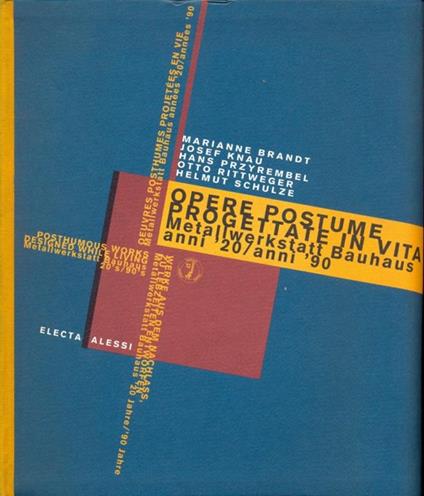 Opere postume progettate in vita - copertina