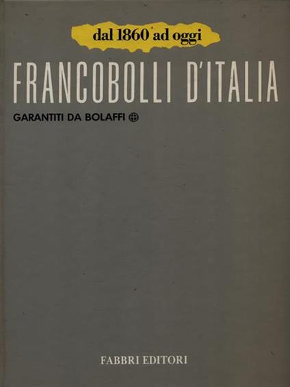 Francobolli d'Italia dal 1860 ad oggi - copertina