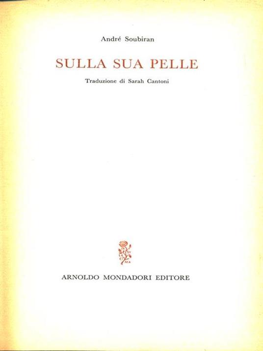 Sulla sua pelle - André Soubiran - copertina