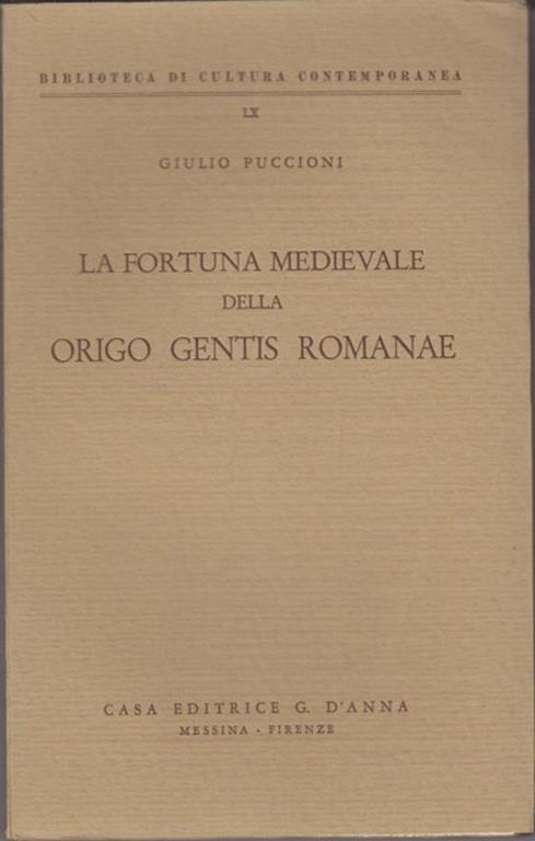 La fortuna medievale della origo gentis romanae - Giulio Puccioni - 3