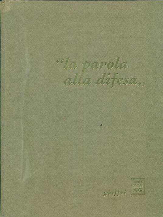La parola alla difesa - copertina