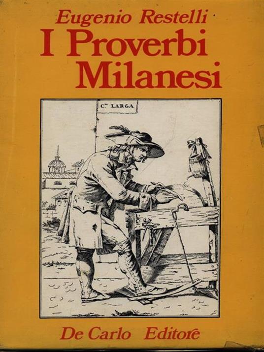 I proverbi milanesi - Eugenio Restelli - copertina