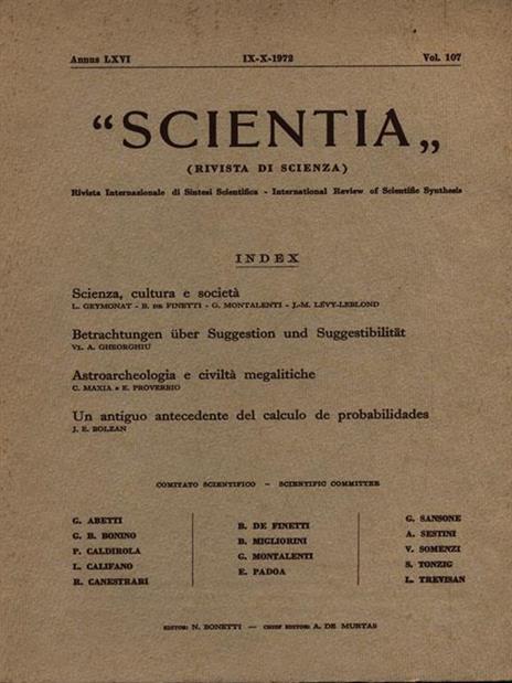 Scientia vol. 107/IX-X-1972 - 4