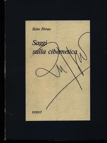 Saggi sulla cibernetica - Sisto Firrao - copertina