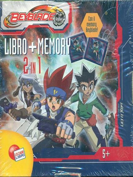 Beyblade Libro + Memory 2 in 1 - copertina