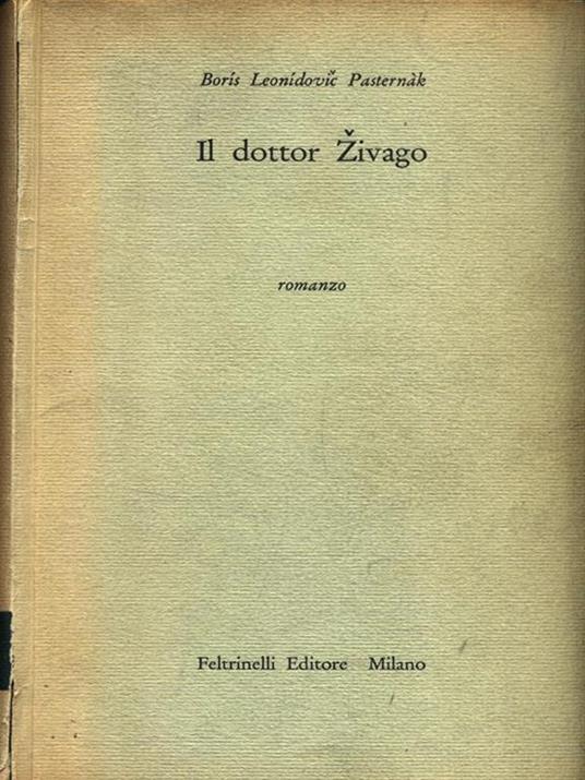 Il dottor Zivago - Boris Pasternak - copertina