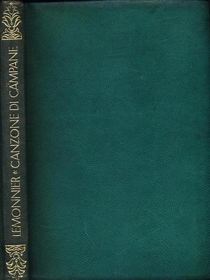 Canzone di Campane - Camille Lemonnier - copertina
