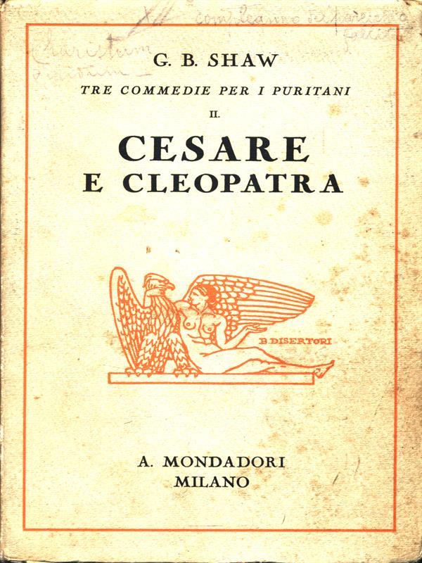 Tre commedie per i Puritani II. Cesare e Cleopatra