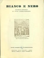 Bianco e nero. Anno XII. Numero 8-9. Agosto. settembre 1951