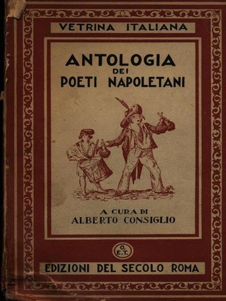 Antologia dei poeti napoletani - Alberto Consiglio - copertina