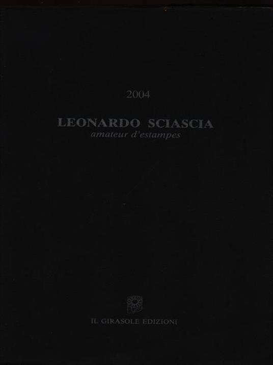 Leonardo Sciascia amateur d'estampes 2004 - copertina