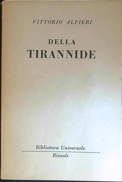 Della tirannide