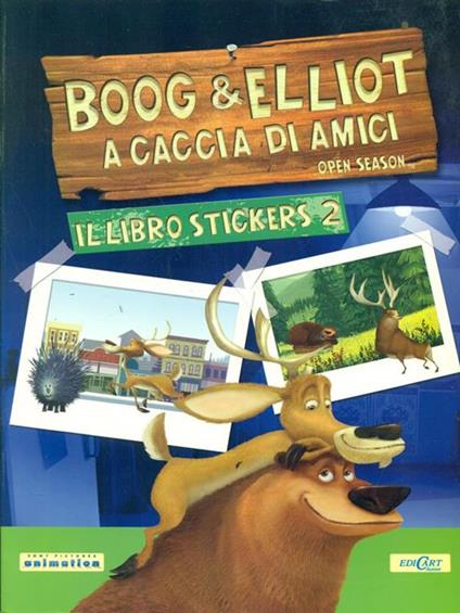 Boog & Elliot Il Libro Degli Stickers 2 - copertina