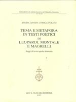 Tema e metafora in testi poetici di Leopardi, Montale e Magrelli