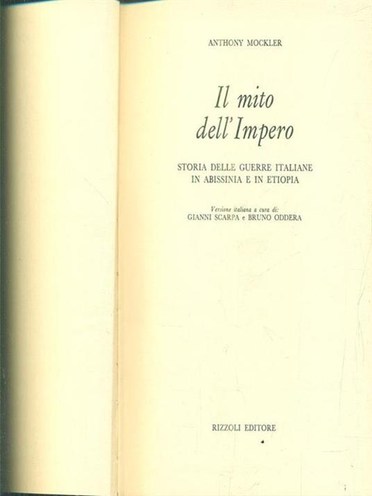 Il mito dell'impero - Anthony Mockler - 4