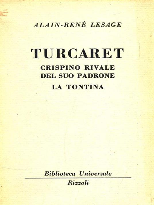 Turcaret - A.-René Lesage - copertina