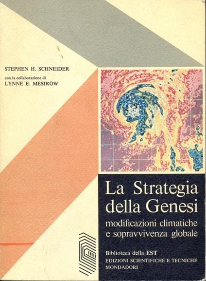La strategia della genesi - Stephen H. Schneider - copertina