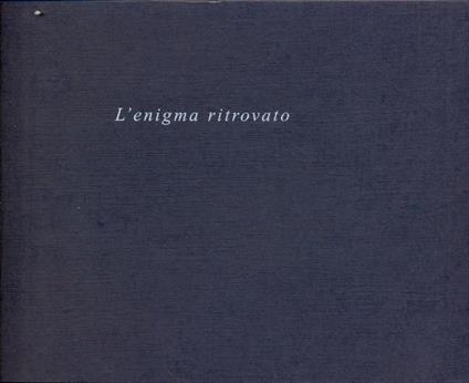 L' enigma ritrovato - copertina