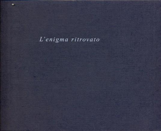 L' enigma ritrovato - copertina