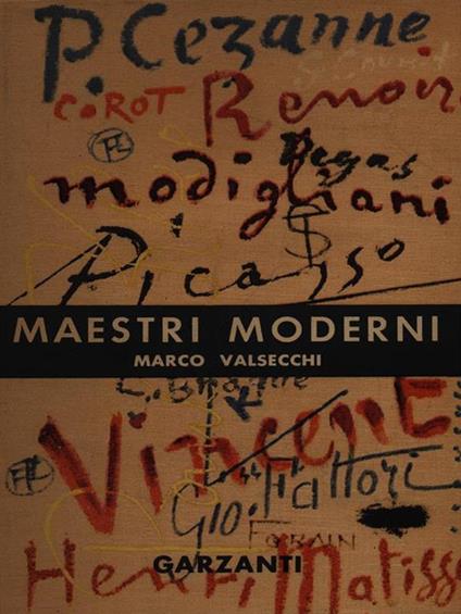 Maestri moderni - Marco Valsecchi - copertina