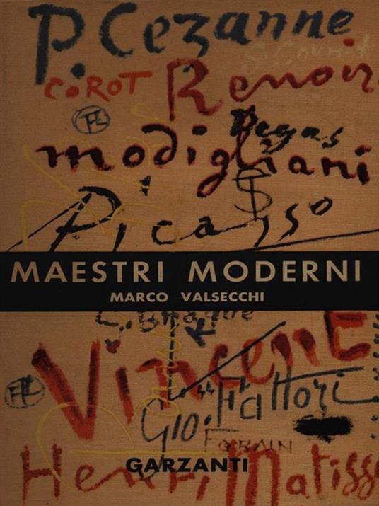 Maestri moderni - Marco Valsecchi - copertina
