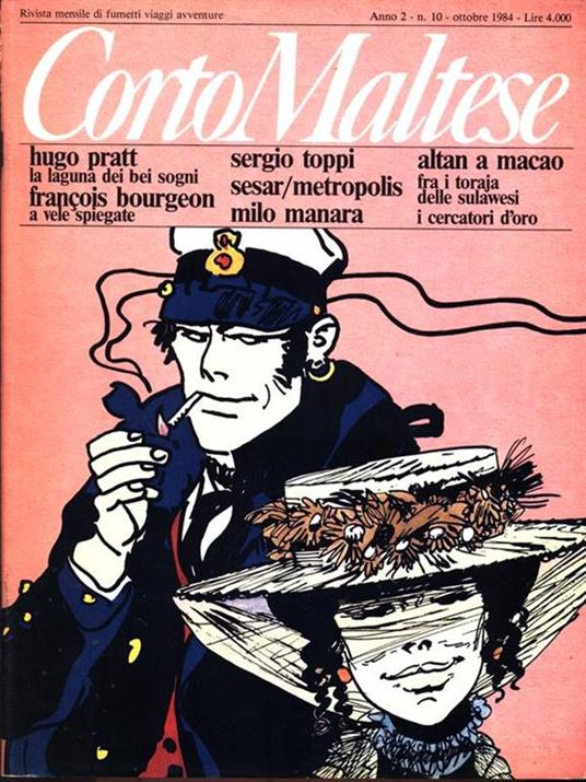 Corto Maltese n. 10/ottobre 1984 - copertina