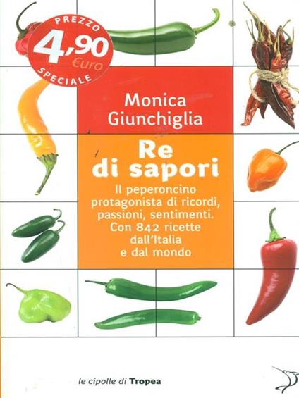 Re di sapori. Il peperoncino protagonista di ricordi, passioni, sentimenti. Con 842 ricette dall'Italia e dal mondo - Monica Giunchiglia - copertina