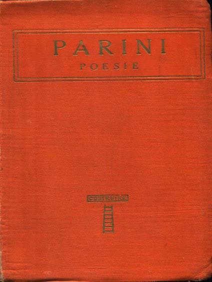 Poesie - Giuseppe Parini - copertina