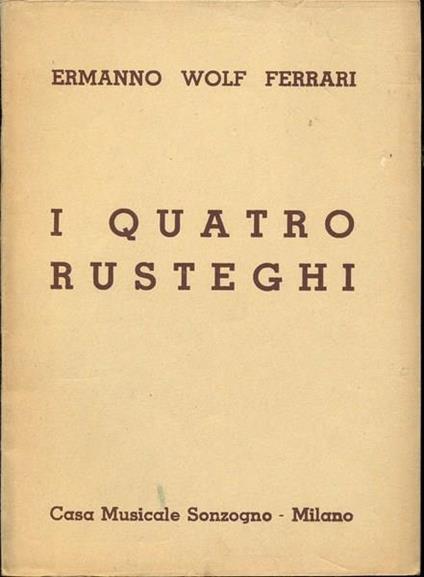 I quattro rusteghi - copertina