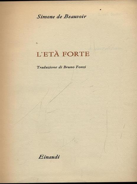 L' età forte - Simone de Beauvoir - 3