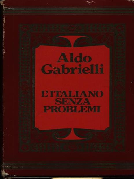 L' italiano senza problemi 3vv - Aldo Gabrielli - copertina